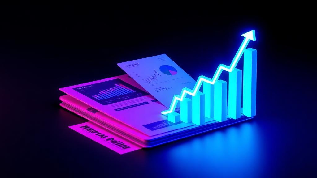 Financial documents and growth chart representing investment readiness
