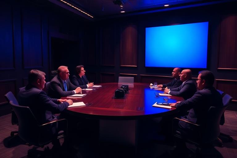 Executives in a focused roundtable discussion at an AlwayzON Spotlight session